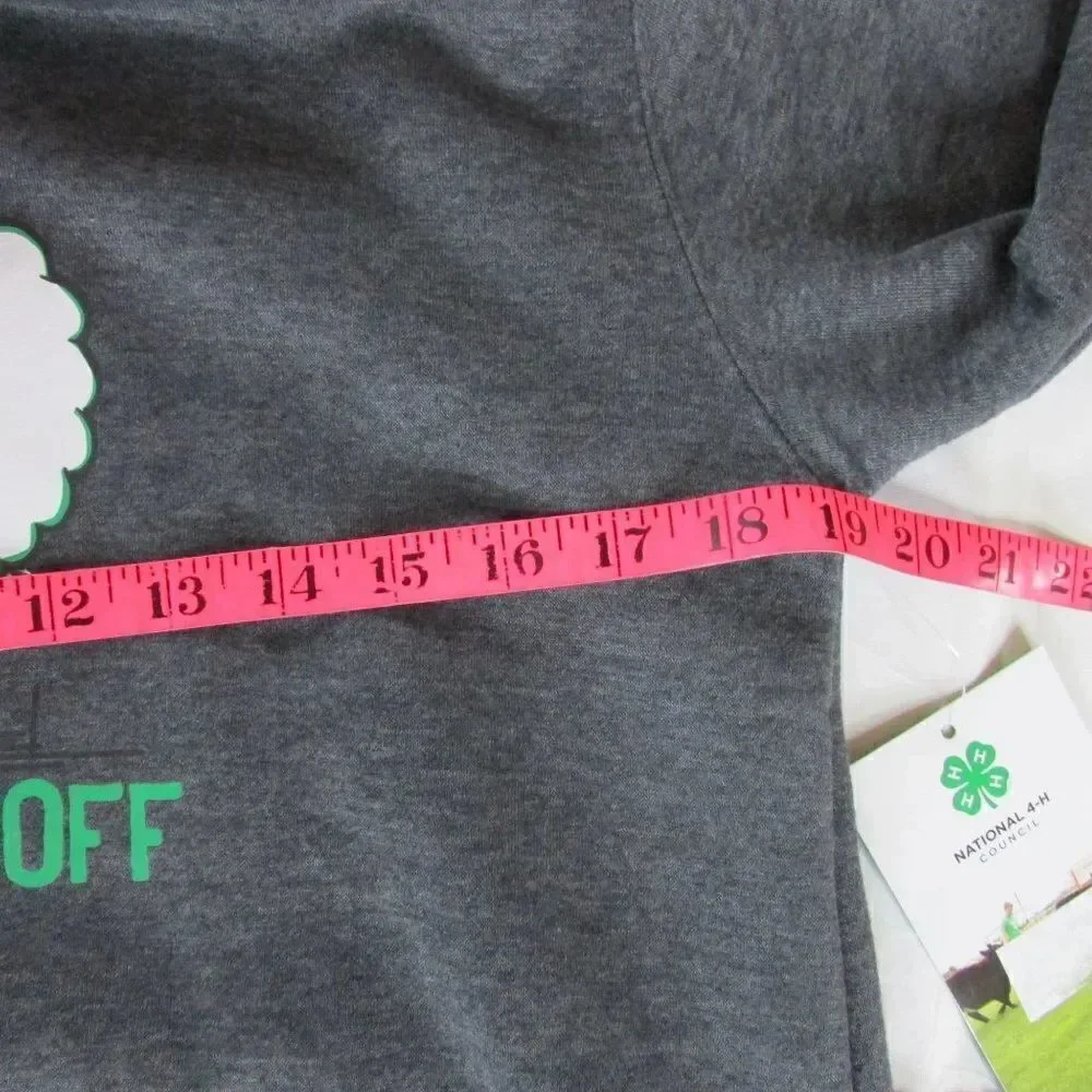 National 4-H Council Youth Lil Show Off Sheep Graphic Hooded Pullover Sweatshirt